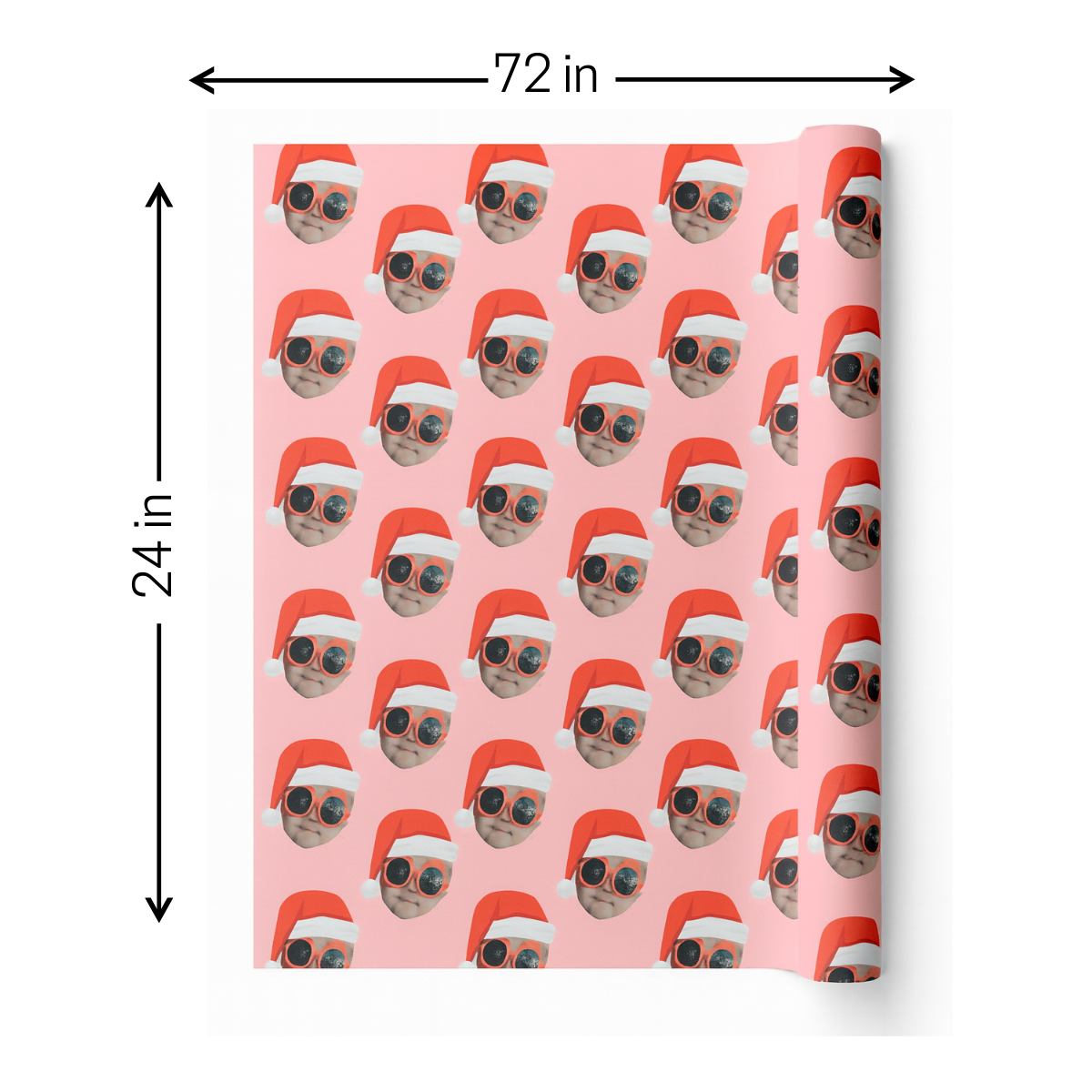 24x72" Custom Wrapping Paper Roll